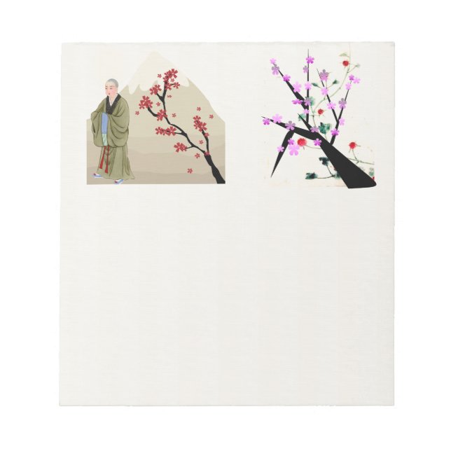 Buddhist Munk Womans Anteckningsblock (Framsida)