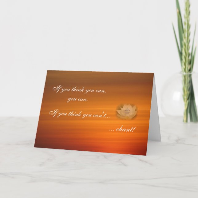 Buddhist-påminnelsekort för SGI Kort (Framsida)