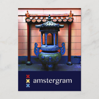 Buddhist Temple Amsterdam Vykort