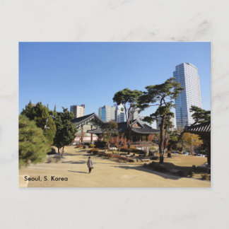 Buddhist Temple i Söul, S.K. Vykort