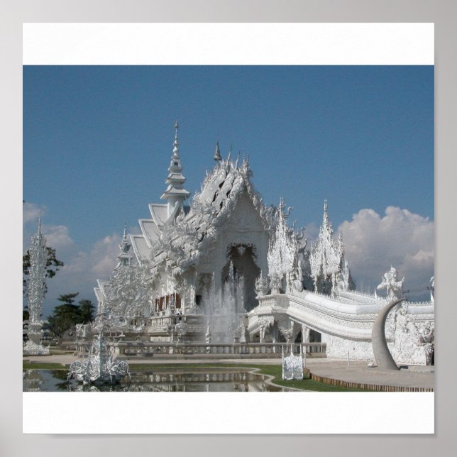 Buddhist Temple Thailand Poster (Framsidan)