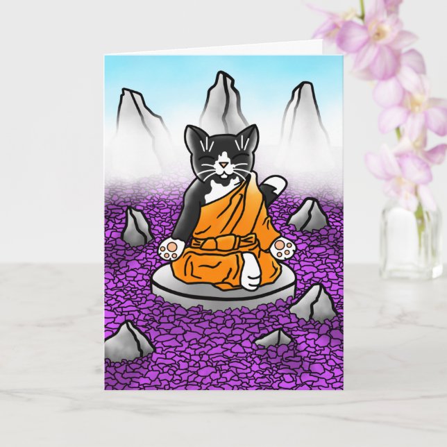Buddhist Tuxedo-medalj Kort (Orkide)