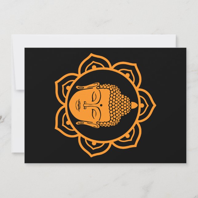 Buddhistisk Bodhi-dag Kort (Framsida)