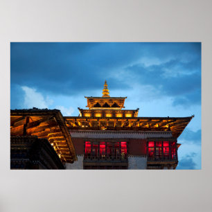 Buddhistisk Dzongtak Poster