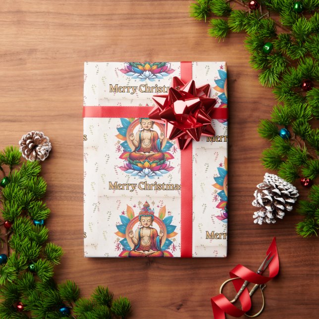 Buddhistisk jul  presentpapper (Julgåva)