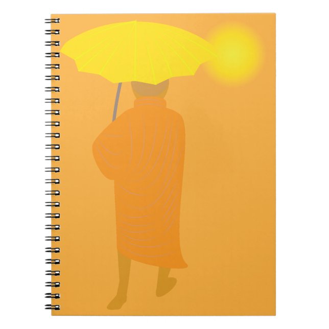 Buddhistisk munk anteckningsbok (Framsidan)