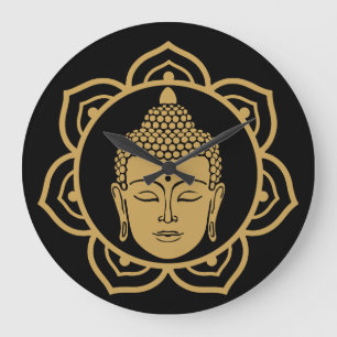 Buddhistisk Nirvanadagen Stor Klocka