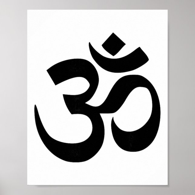 Buddhistisk Om-symbol  Poster (Framsidan)