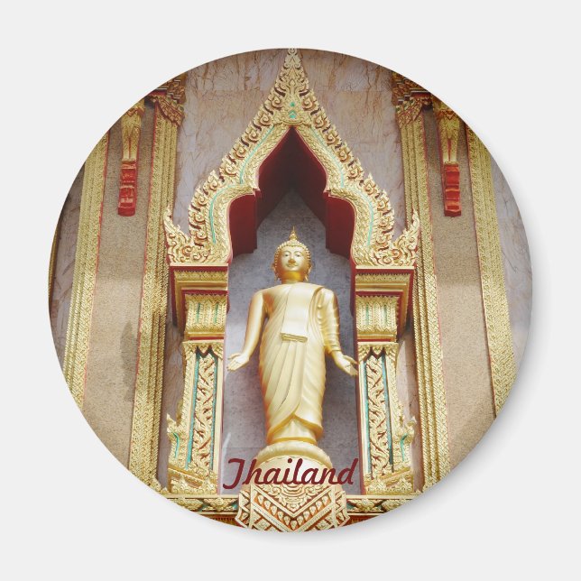Buddhistisk staty magnet (Framsidan)