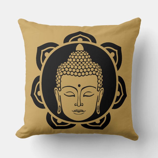 Buddhistiska helgdagar kudde (Framsida)