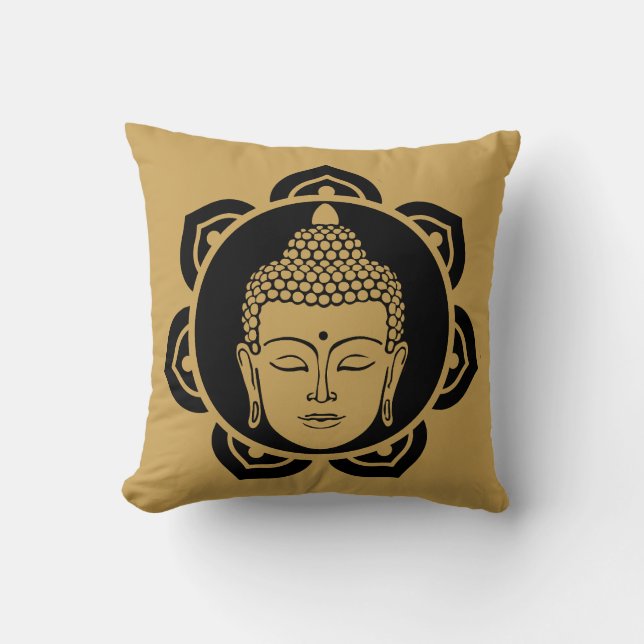 Buddhistiska helgdagar kudde (Framsida)