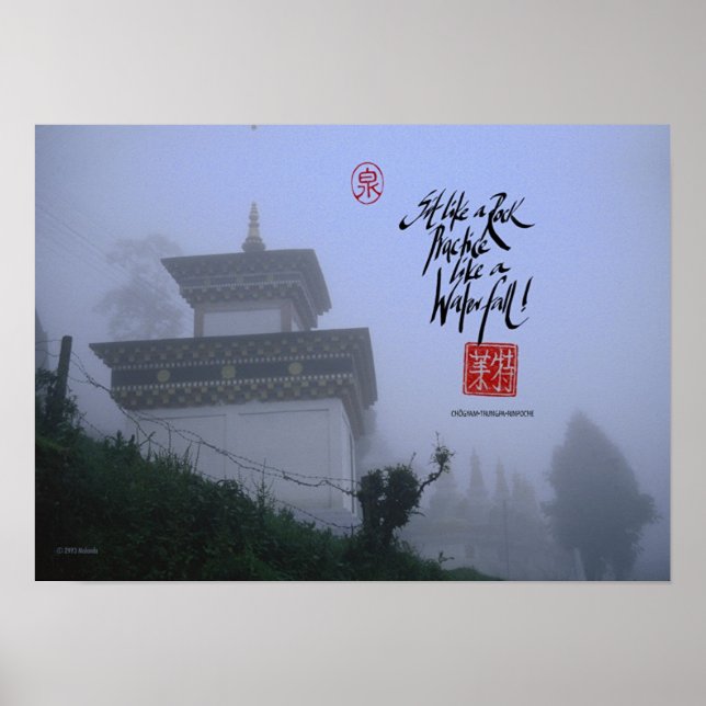 Buddhistiska kloster i Sikkim Poster (Framsidan)