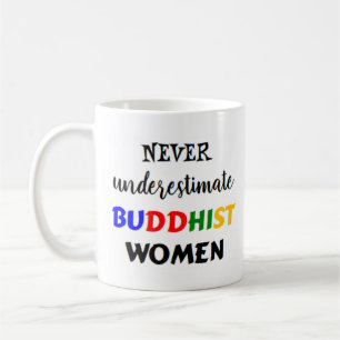 buddhistiska kvinnor kaffemugg
