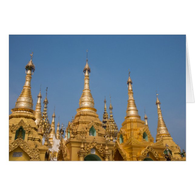 Buddhistiska skurkar hälsningskort (Framsidan Horizontal)