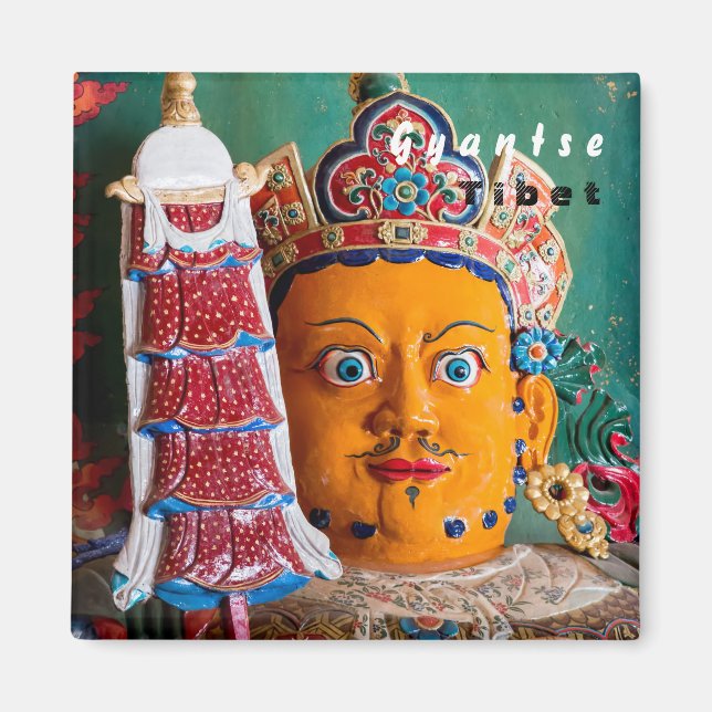 Buddhistiska statyn, Palcho-klostret - Gyantse, Ti Magnet (Framsidan)