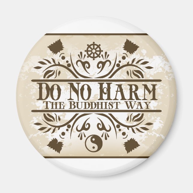 Buddhistiska vägen magnet (Framsidan)