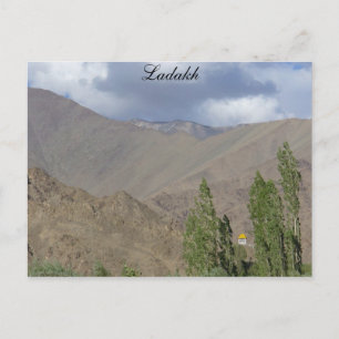 Buddhistiskt bönerum, Saboo, Ladakh, Indien Vykort