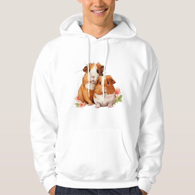 Buddies i Guinea Gris Hoodie (Framsida)