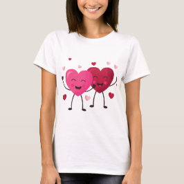 💞 Buddies 💕 Kärlek: Alla hjärtans dag Speciell � T Shirt