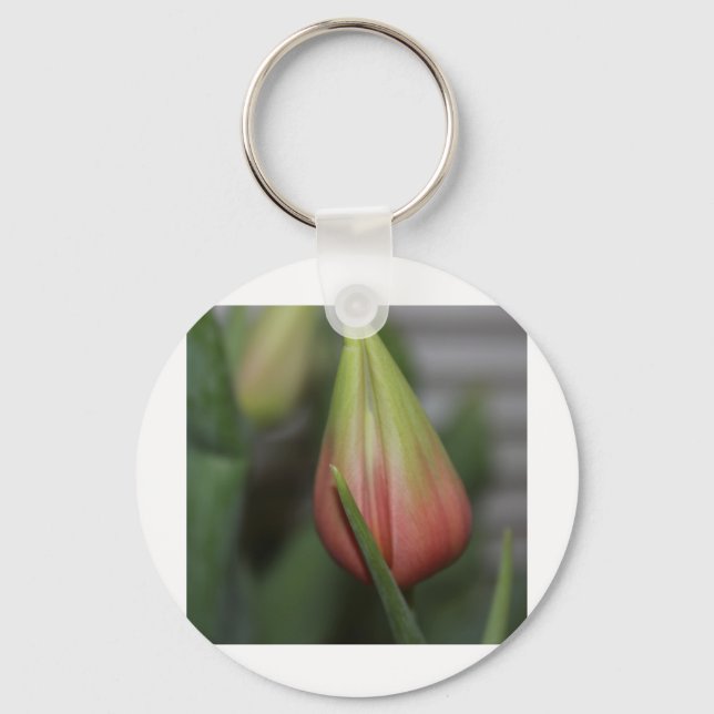Budding Tulip #2 Nyckelring (Framsida)