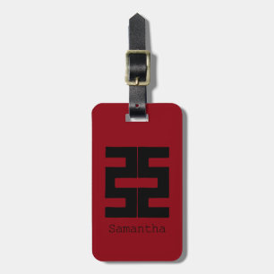 Buddism: Dubbel Ax Bagagebricka