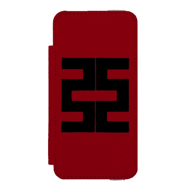 Buddism: Dubbel Ax Incipio iPhone Wallet Skal (Folio Framsidan)