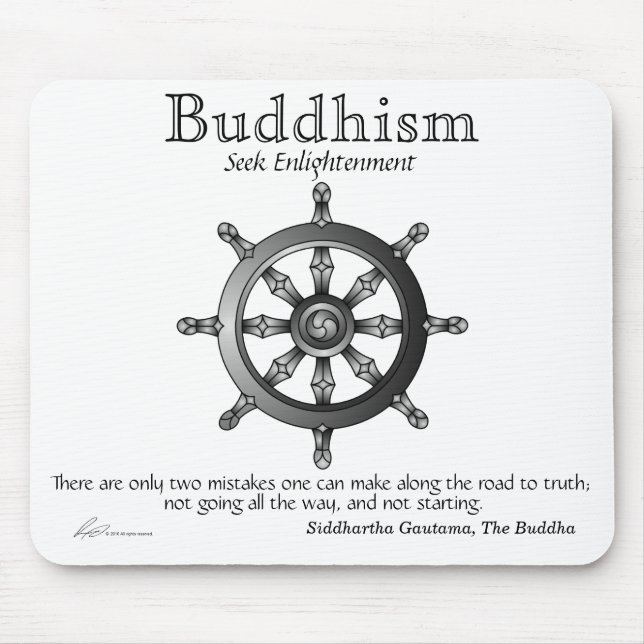 Buddism - passage Mousepad Musmatta (Framsidan)