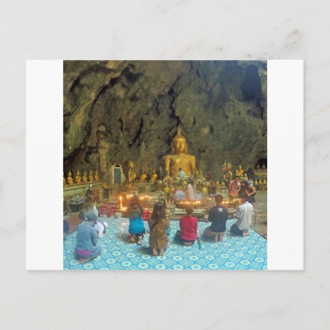 Buddist Cave Temple Vykort (Framsida)