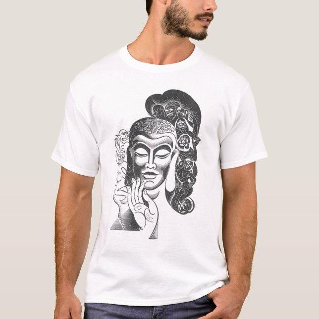 buddist tee shirt (Framsida)