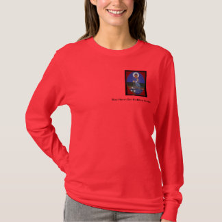 Buddisten för blåttHeronZen centrerar T-tröja T-shirt