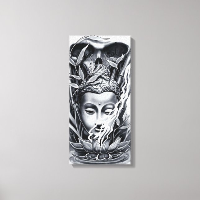 buddistisk canvastryck (Framsida)