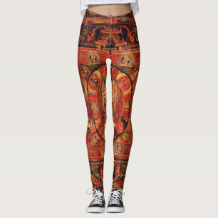 Buddistisk Mandala av medkänsla Leggings