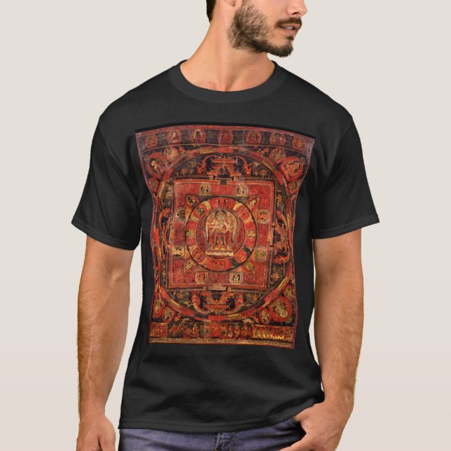 Buddistisk Mandala av medkänsla T-shirt (Framsida)