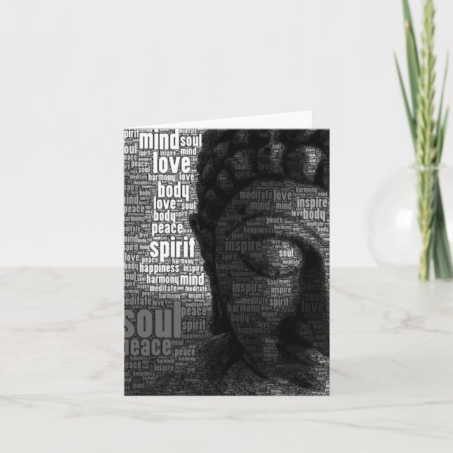 Buddistisk ord av vishet kort (Framsida)