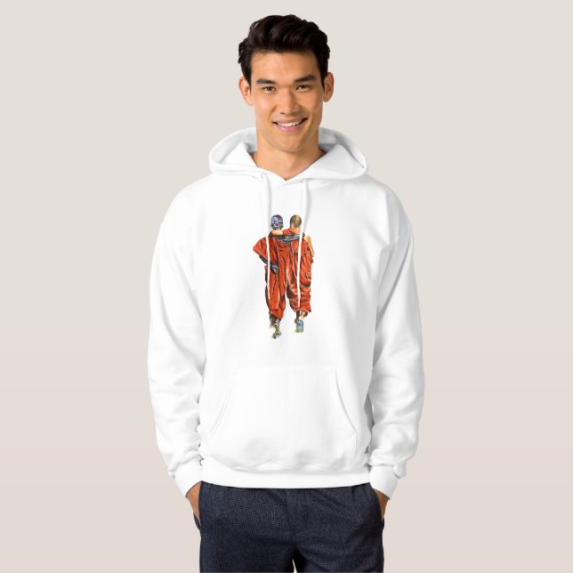Buddistiska munkar hoodie (Hel framsida)