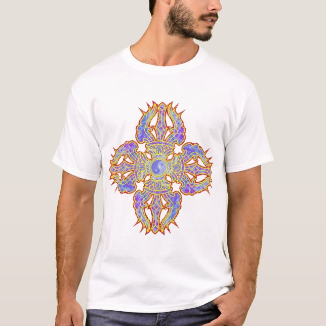 Buddistiska Vajra T-shirt (Framsida)