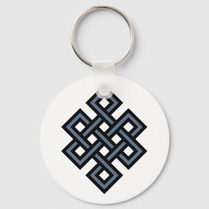 Buddistiskt symbol Buddha för ändlös fnurraevig Nyckelring