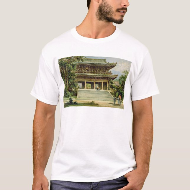Buddistiskt tempel på Kyoto, Japan Tee Shirt (Framsida)