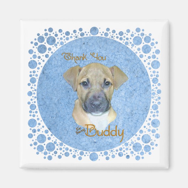 Buddy Blue Magnet (Framsidan)