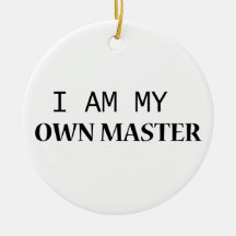 Buddy Ceramic Ornamic - Minimalist Black Text