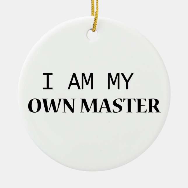 Buddy Ceramic Ornamic - Minimalist Black Text Julgransprydnad Keramik (Framsidan)