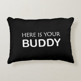 Buddy Dekorativ kudde - fet, minimalistisk design