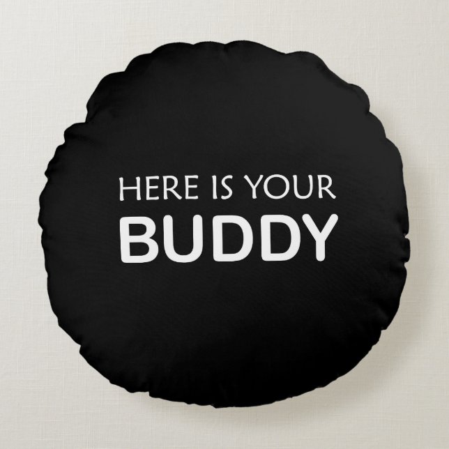 Buddy Dekorativ kudde - fet, minimalistisk design (Framsidan)