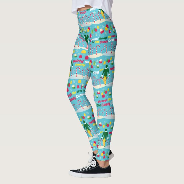 Buddy, Elf Candy Mönster Leggings (Vänster)