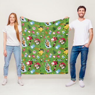 Buddy Elf och julikonerna Mönster Fleecefilt