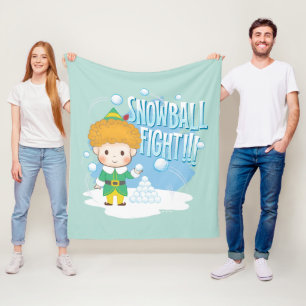 Buddy Elf Snowball-kampen! Fleecefilt