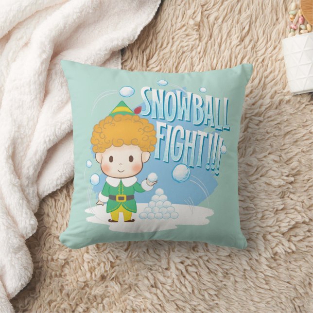 Buddy Elf Snowball-kampen! Kudde (Filt)