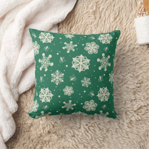 Buddy Elf Snowflake Mönster Kudde