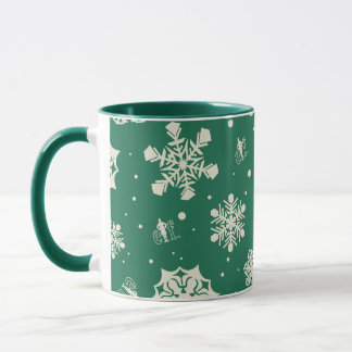 Buddy Elf Snowflake Mönster Mugg