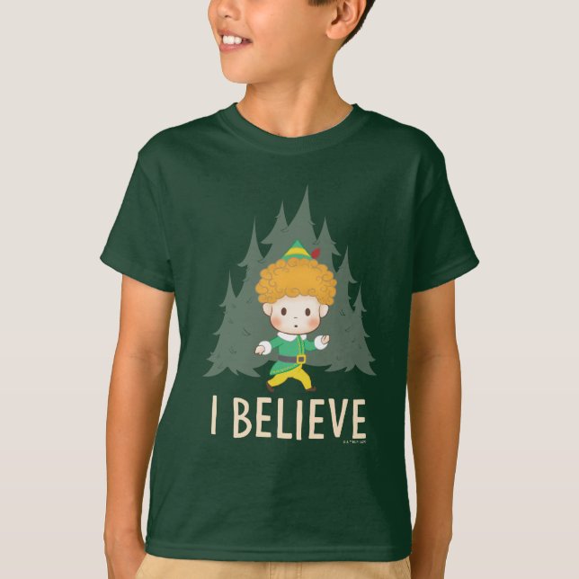 Buddy, Elf tror jag T Shirt (Framsida)